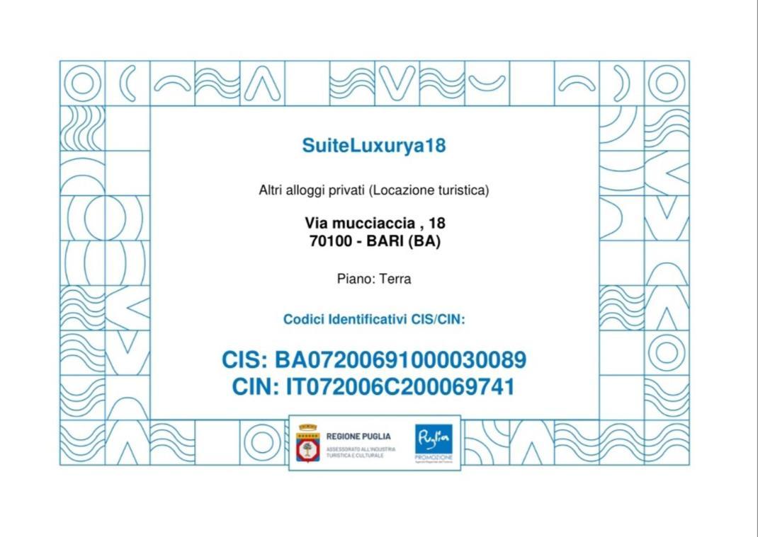 Suite Luxurya Bari Luaran gambar